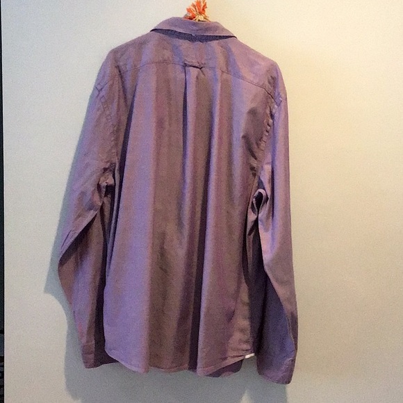 Gap Men’s Long Sleeve Purple Button Down Shirt X-Large - Picture 3 of 3